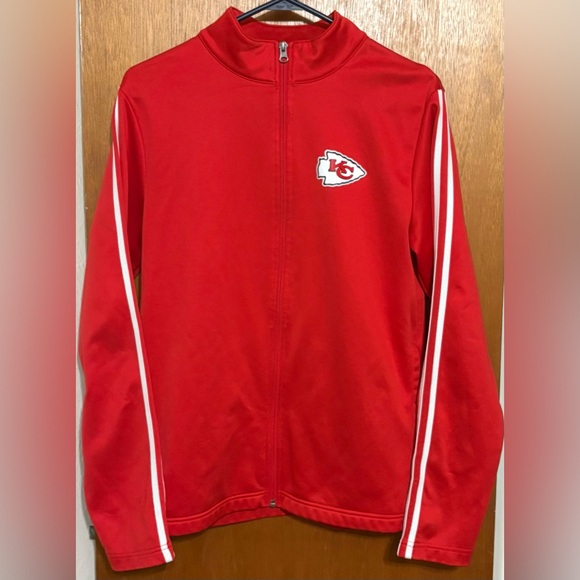 NFL Red Kansas City chiefs full zip jacket size small - Picture 3 of 6